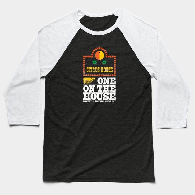 Main Street Citrus House 1 Baseball T-Shirt by BurningSettlersCabin